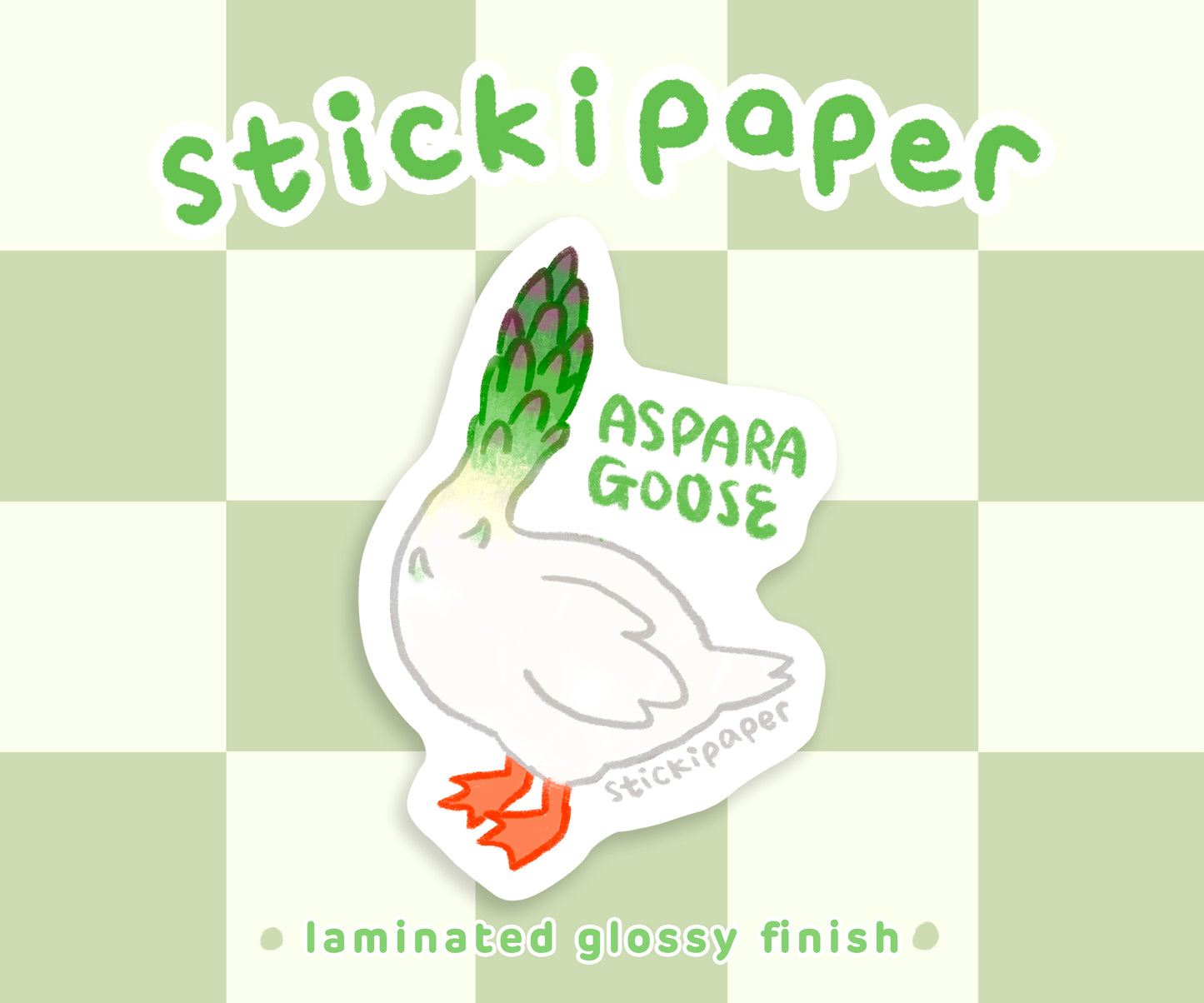 StickiPaper - Asparagoose Sticker