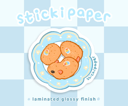 StickiPaper - Hamster or Kiwi Sticker